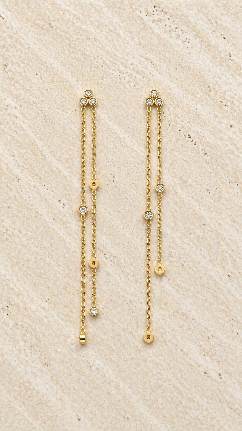 Boucle d'oreille - Cascade Étoilée