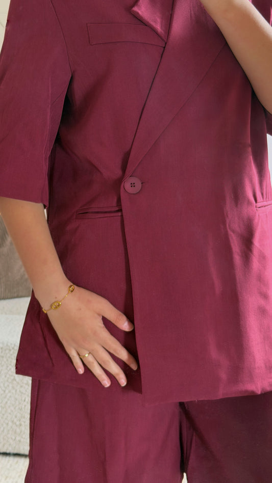 Ensemble Blazer bermuda