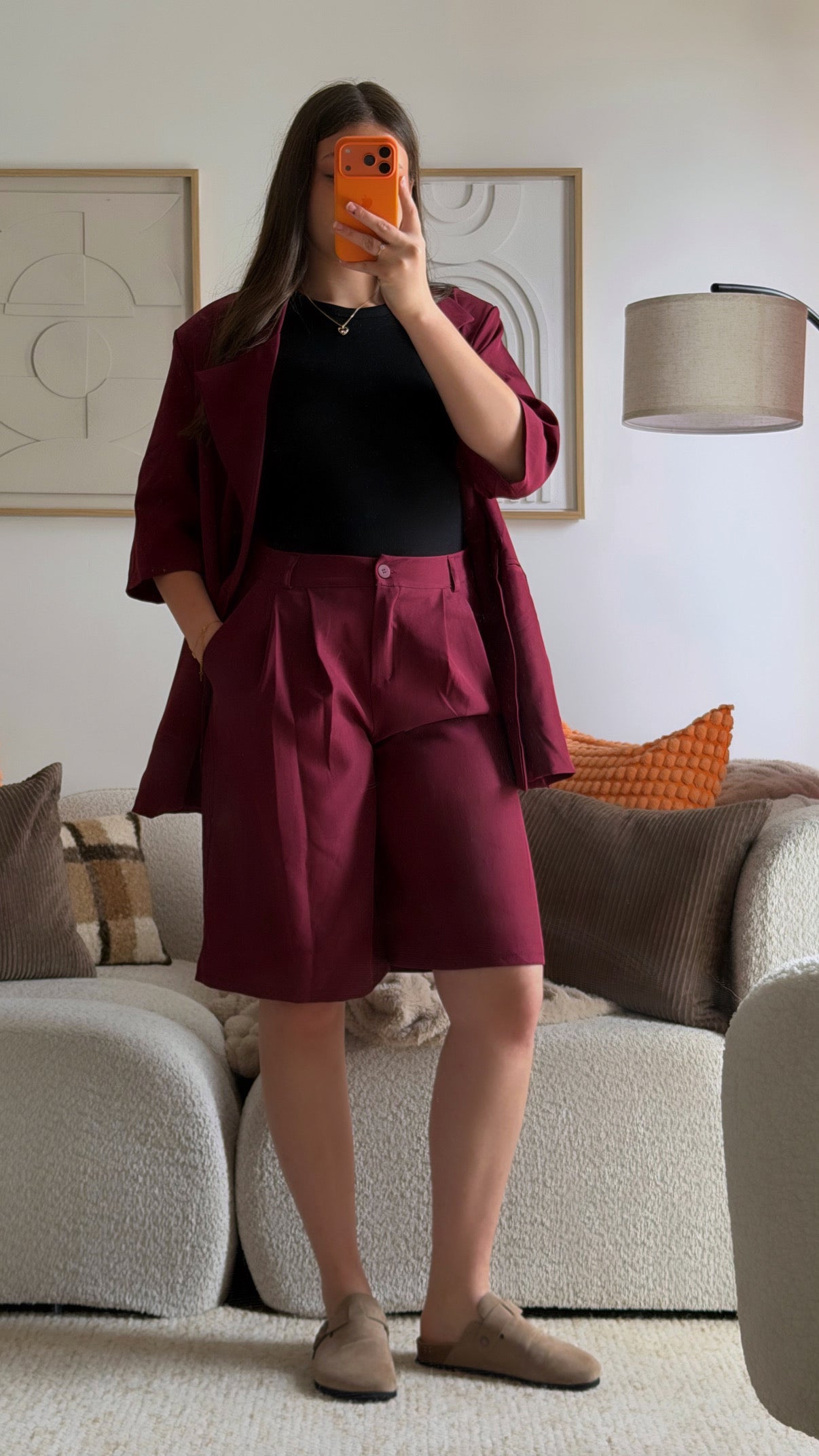 Blazer and Bermuda shorts set