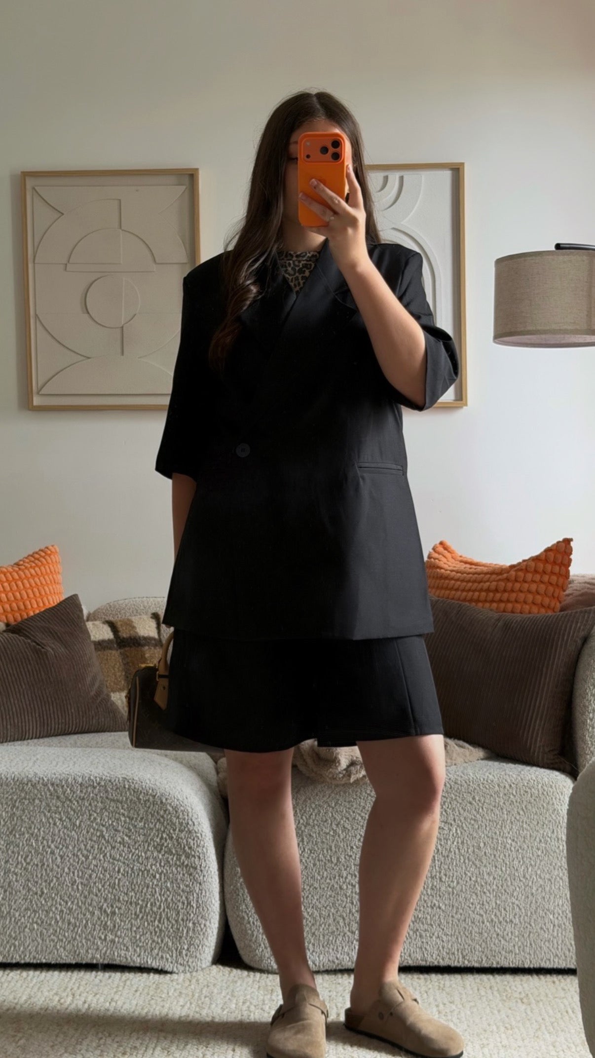 Blazer and Bermuda shorts set