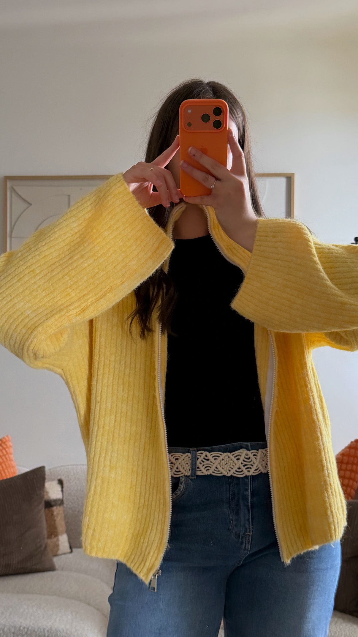 Oversized Knit Cardigan