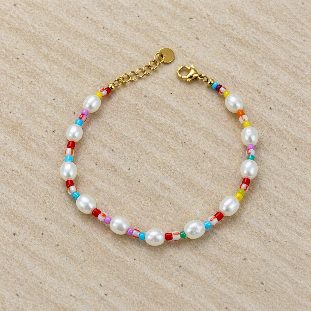 Bracelet - Rainbow Pearl