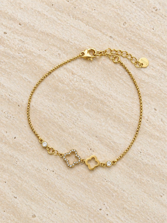 Bracelet de cheville - Trèfle Signature